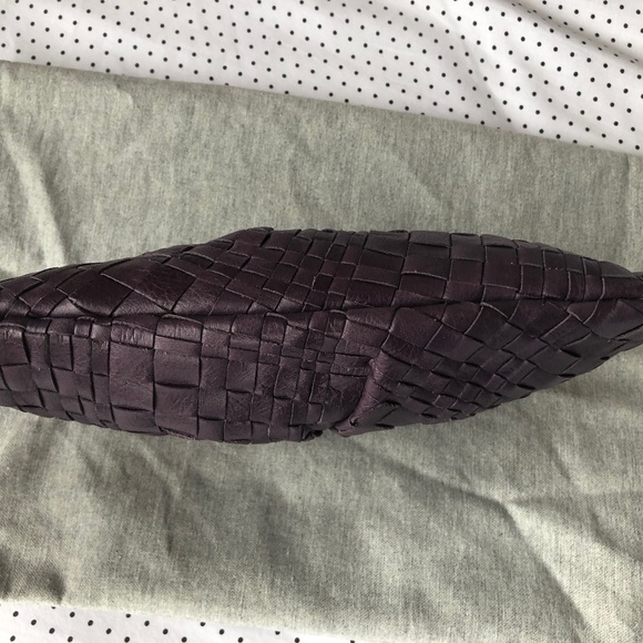 Lauran Merkin Woven Leather Clutch Bag - Picture 5 of 11